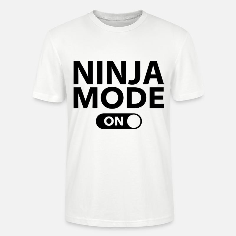 Ninja-Modus ein - Stanley/Stella Unisex Bio-T-Shirt CRAFTER - Weiß