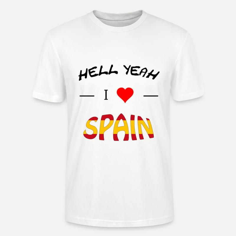 Spanien Spain - Stanley/Stella Unisex Bio-T-Shirt CRAFTER - Weiß