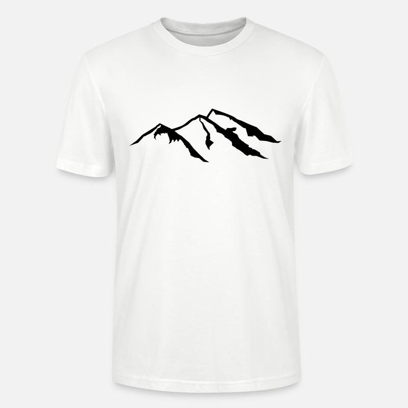 Berge - Stanley/Stella Unisex Bio-T-Shirt CRAFTER - Weiß