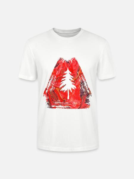 fir e 13 - Stanley/Stella CRAFTER Unisex Organic T-Shirt - white