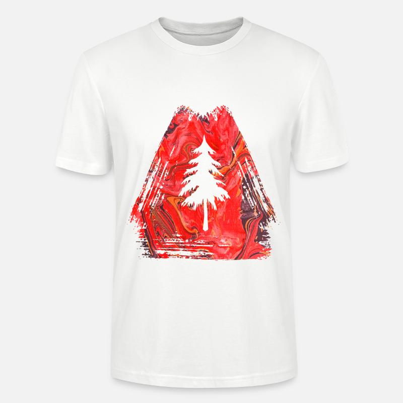 sapin e 13 - T-shirt bio CRAFTER Stanley Stella Unisexe - blanc