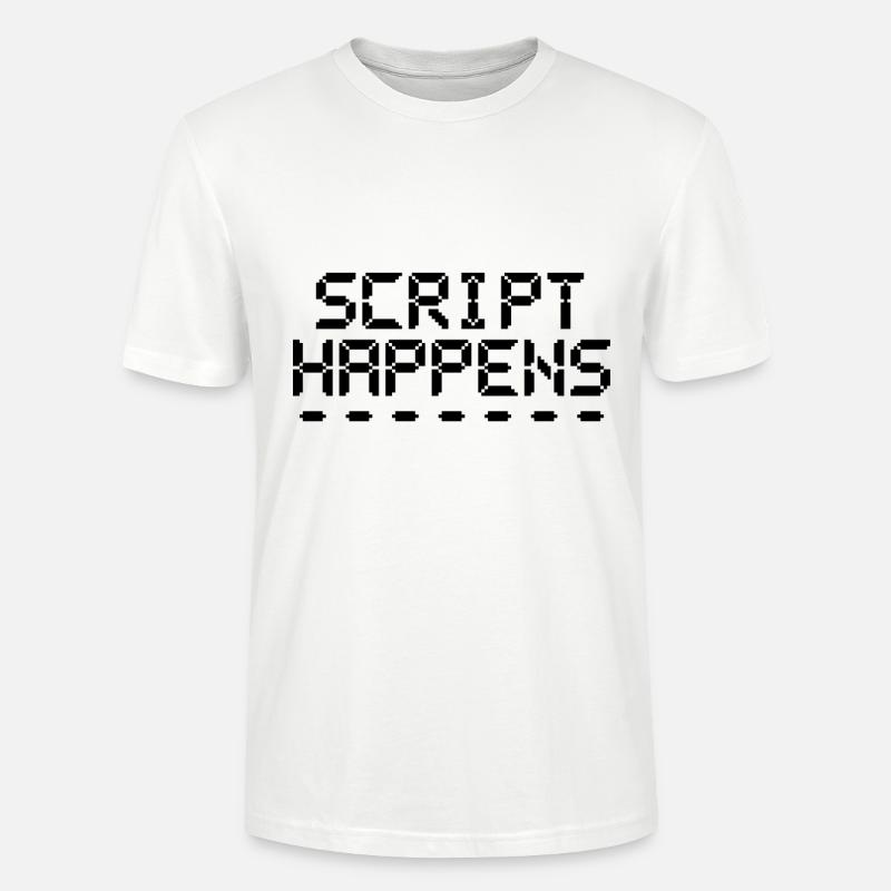 Computerprogrammierskript passiert Programmierer - Stanley/Stella Unisex Bio-T-Shirt CRAFTER - Weiß