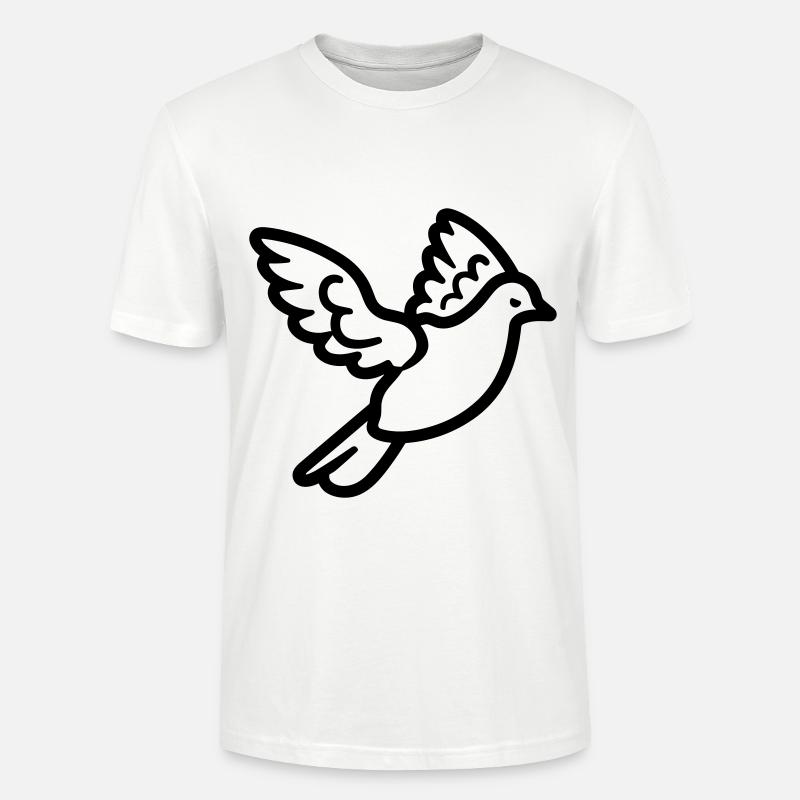 Taube - Stanley/Stella Unisex Bio-T-Shirt CRAFTER - Weiß