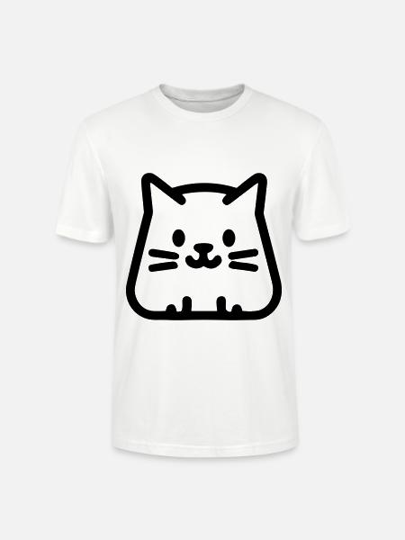 kitten - Stanley/Stella CRAFTER Unisex Organic T-Shirt - white