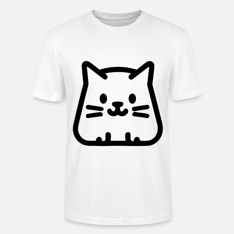 Kätzchen - Stanley/Stella Unisex Bio-T-Shirt CRAFTER - Weiß