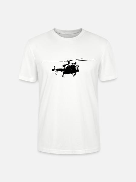 Helicopter - T-shirt bio CRAFTER Stanley Stella Unisexe - blanc