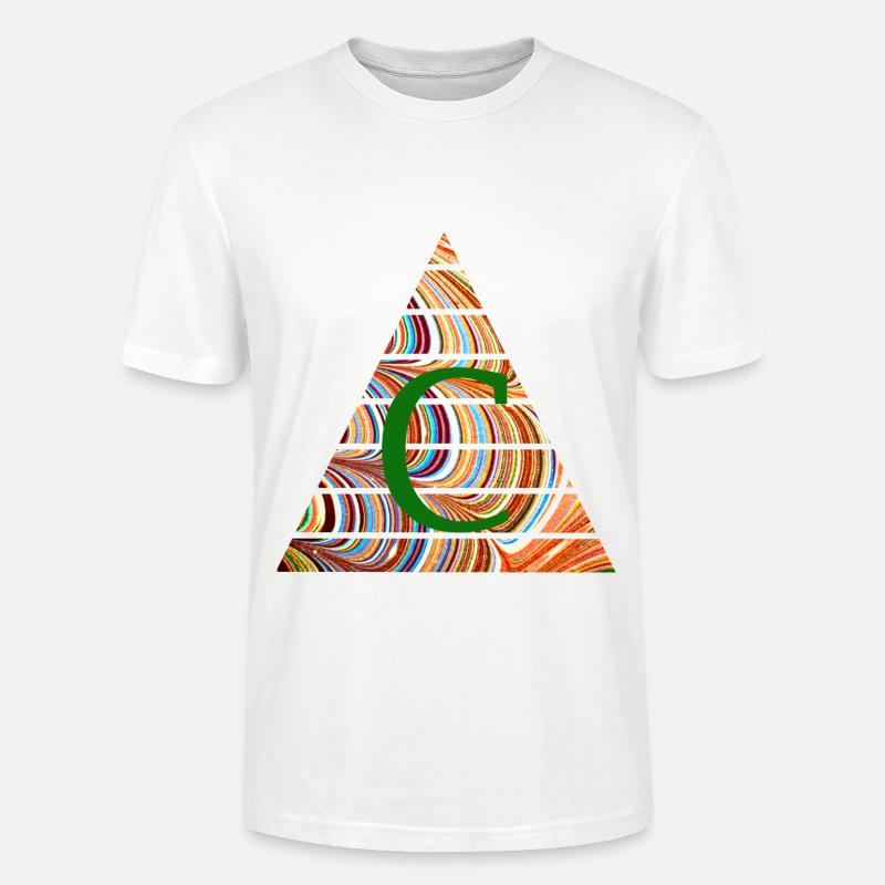 triangle e 56 c - Stanley/Stella CRAFTER Unisex Organic T-Shirt - white