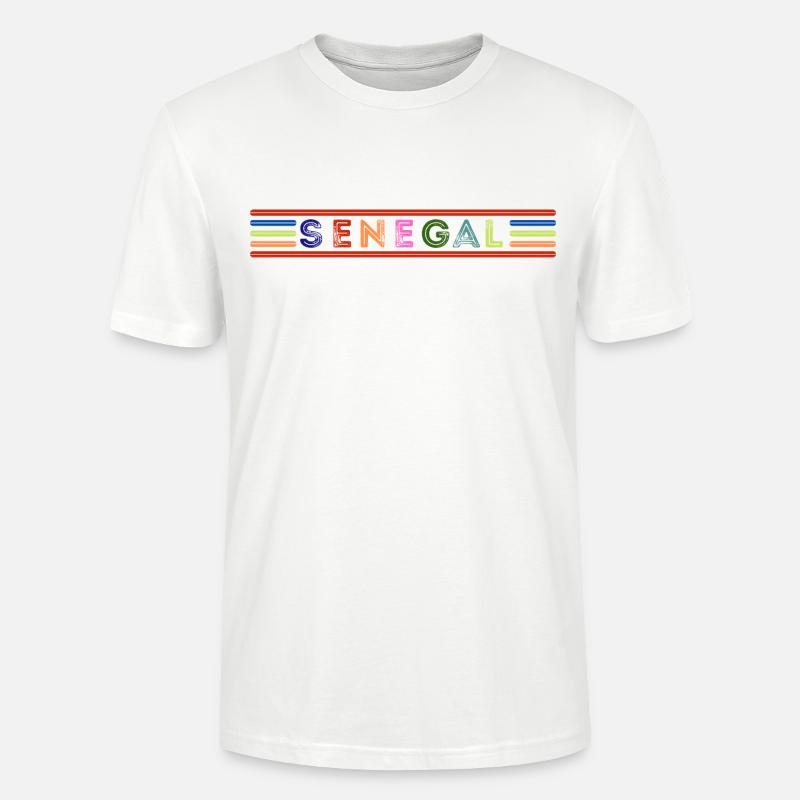 Senegal - Stanley/Stella Unisex Bio-T-Shirt CRAFTER - Weiß