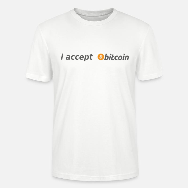 Bitcoin - Stanley/Stella Unisex Bio-T-Shirt CRAFTER - Weiß