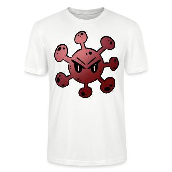 Virus Bakterien Pathogen Viren Corona Covid-19 - Stanley/Stella Unisex Bio-T-Shirt CRAFTER - Weiß - Vorne - Alina (178cm) & Michal (187cm)