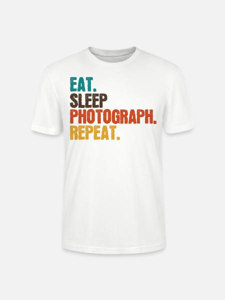 Fotografie-Zyklus - Stanley/Stella Unisex Bio-T-Shirt CRAFTER - Weiß