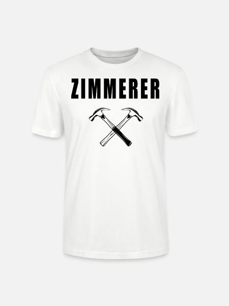 Zimmerer - Stanley/Stella Unisex Bio-T-Shirt CRAFTER - Weiß
