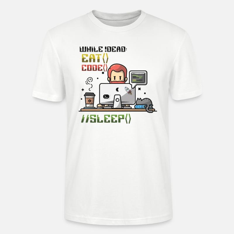 Programmierer,Computerprogrammierer,Witz - Stanley/Stella Unisex Bio-T-Shirt CRAFTER - Weiß