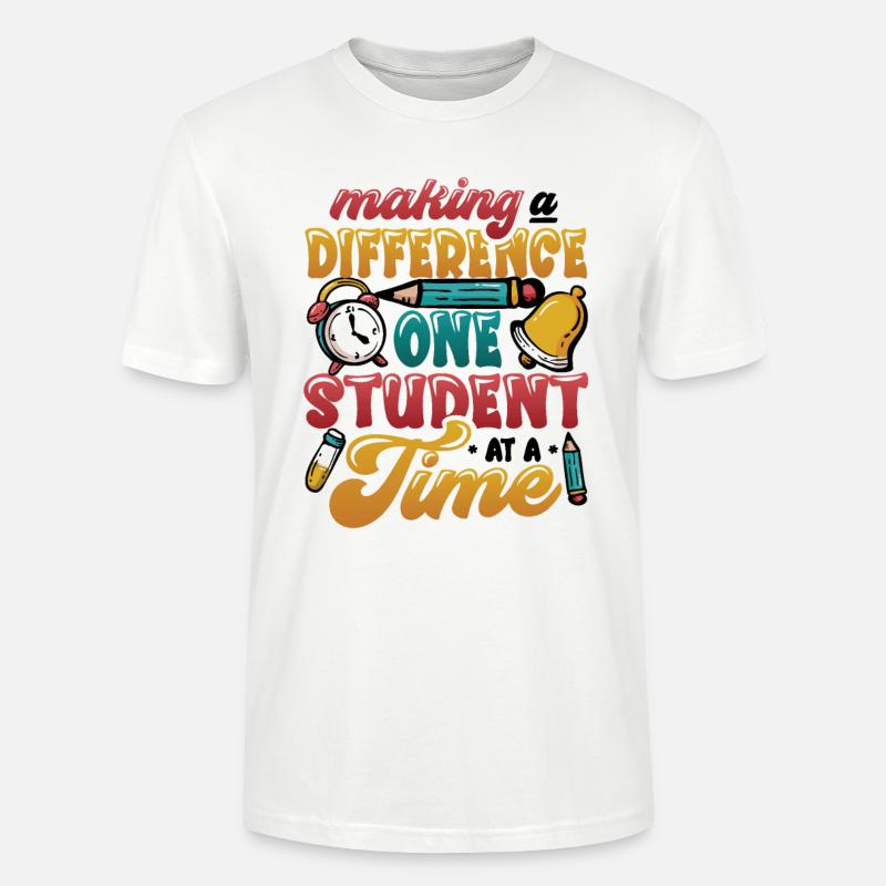 Faire la différence - T-shirt bio CRAFTER Stanley Stella Unisexe - blanc