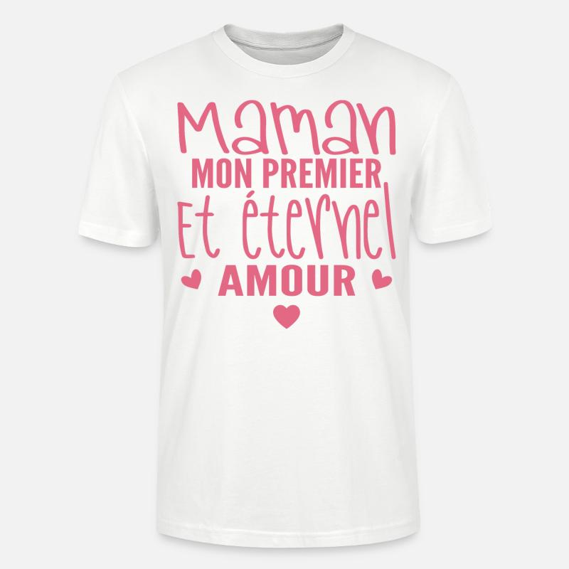 Ewige Liebe Mama Geschenk - Stanley/Stella Unisex Bio-T-Shirt CRAFTER - Weiß