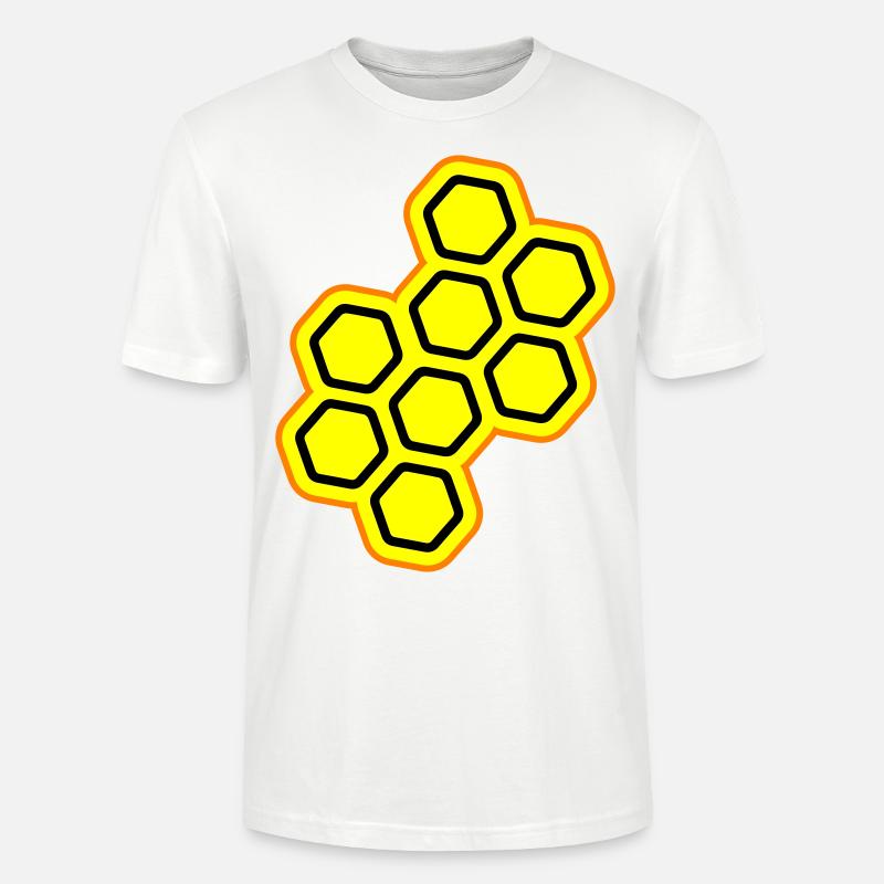 Imker symbol - Stanley/Stella Unisex Bio-T-Shirt CRAFTER - Weiß