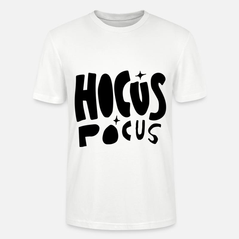 Hocus Pocus (schwarz) - Stanley/Stella Unisex Bio-T-Shirt CRAFTER - Weiß