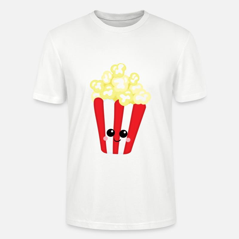 pop-corn - T-shirt bio CRAFTER Stanley Stella Unisexe - blanc