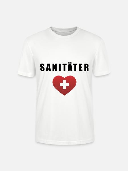 Sanitäter - Stanley/Stella Unisex Bio-T-Shirt CRAFTER - Weiß