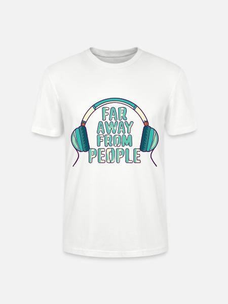 Kopfhörer - Stanley/Stella Unisex Bio-T-Shirt CRAFTER - Weiß
