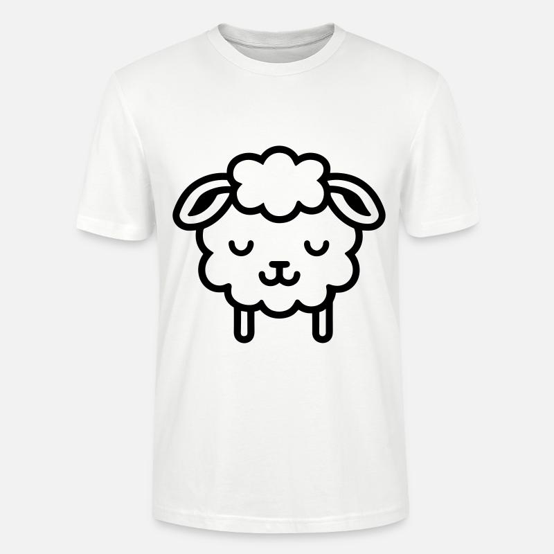 Schaf - Stanley/Stella Unisex Bio-T-Shirt CRAFTER - Weiß