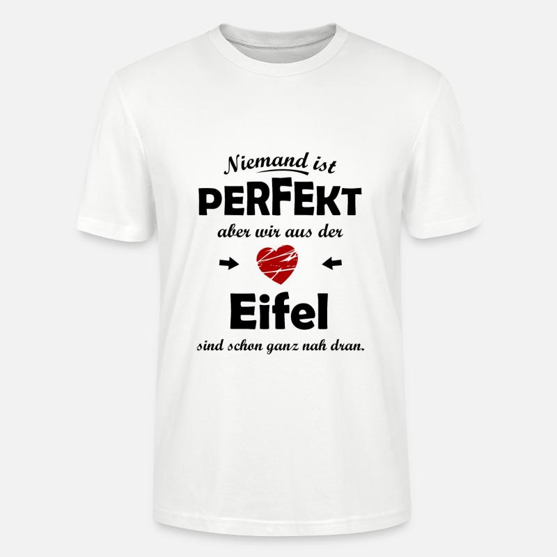 Perfekt aus der Eifel - Stanley/Stella Unisex Bio-T-Shirt CRAFTER - Weiß