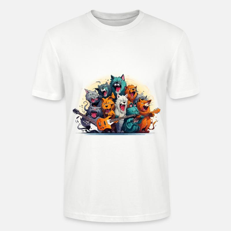 Das schrullige Jazz Ensemble - Stanley/Stella Unisex Bio-T-Shirt CRAFTER - Weiß