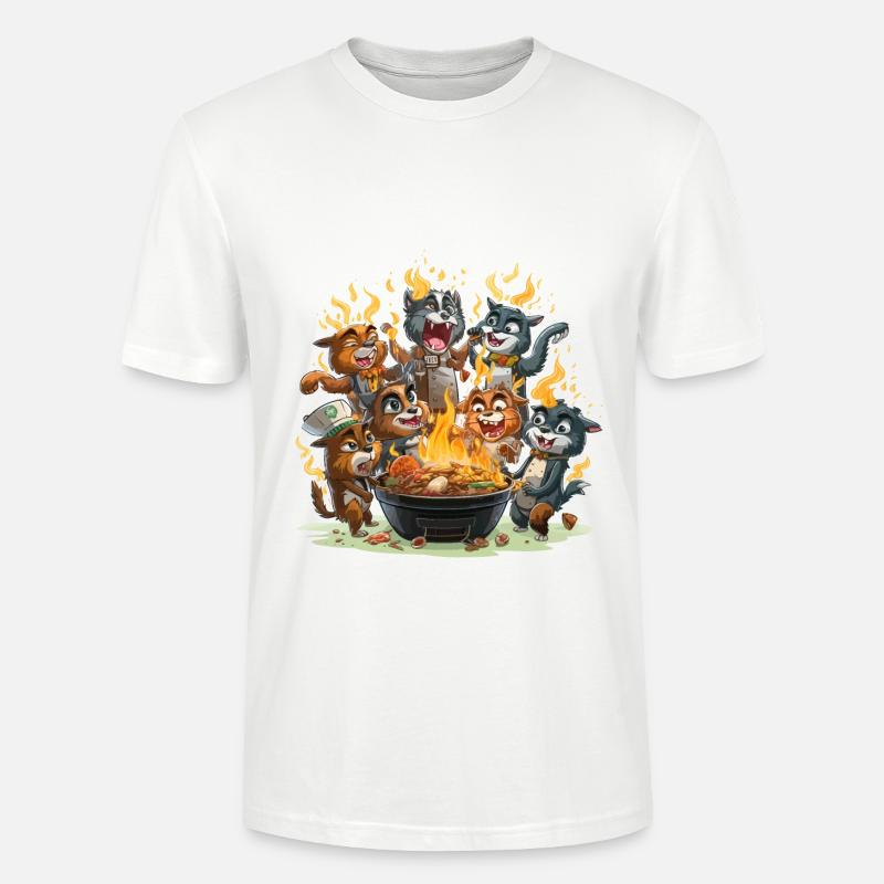 Das BBQ Brouhaha - Stanley/Stella Unisex Bio-T-Shirt CRAFTER - Weiß