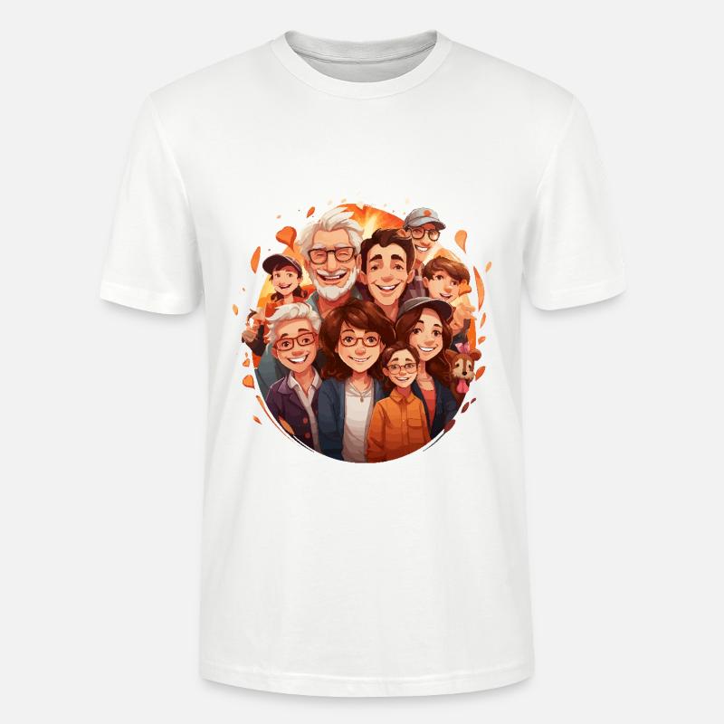 Générations unies - T-shirt bio CRAFTER Stanley Stella Unisexe - blanc