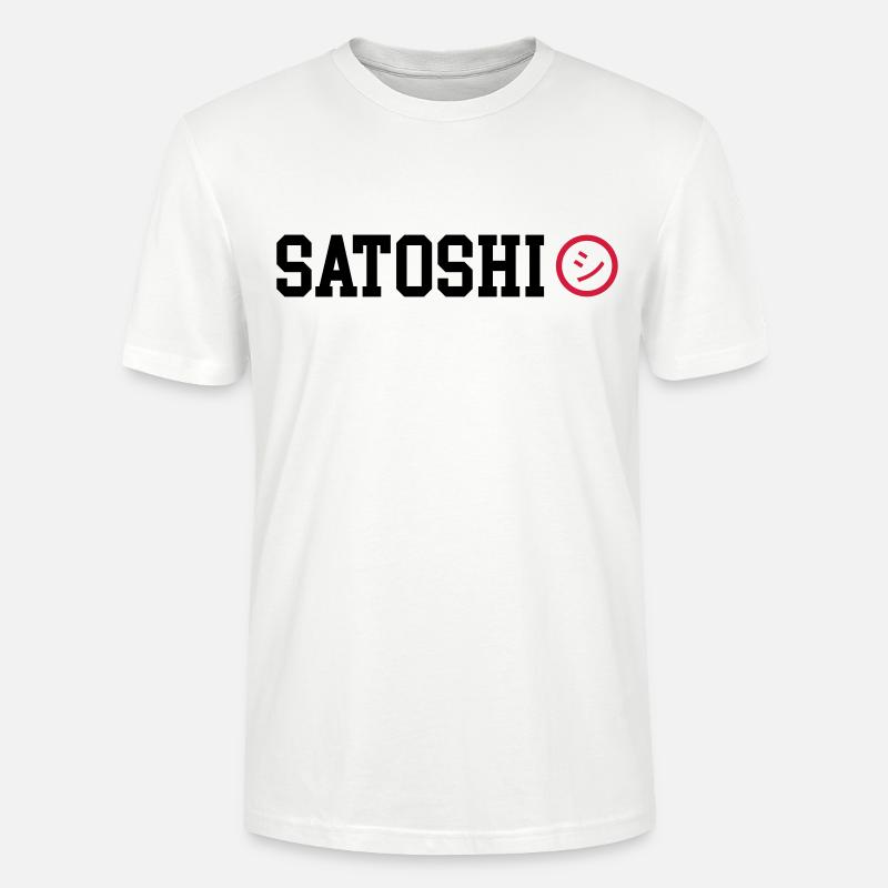 Satoshi Nakamoto BTC Bitcoin - Stanley/Stella Unisex Bio-T-Shirt CRAFTER - Weiß