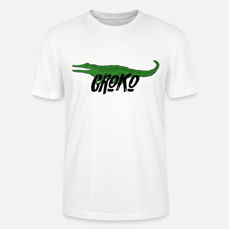 Croko - T-shirt bio CRAFTER Stanley Stella Unisexe - blanc
