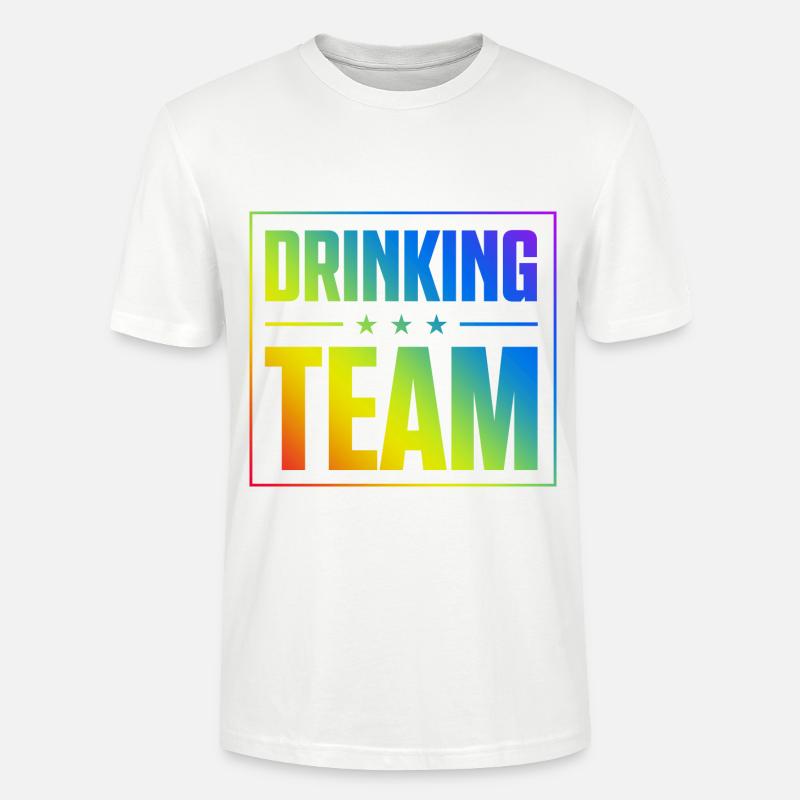 Drinking Team - Stanley/Stella Unisex Bio-T-Shirt CRAFTER - Weiß