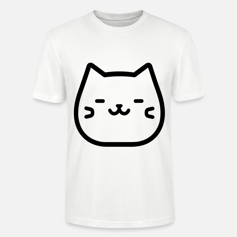 chat - T-shirt bio CRAFTER Stanley Stella Unisexe - blanc