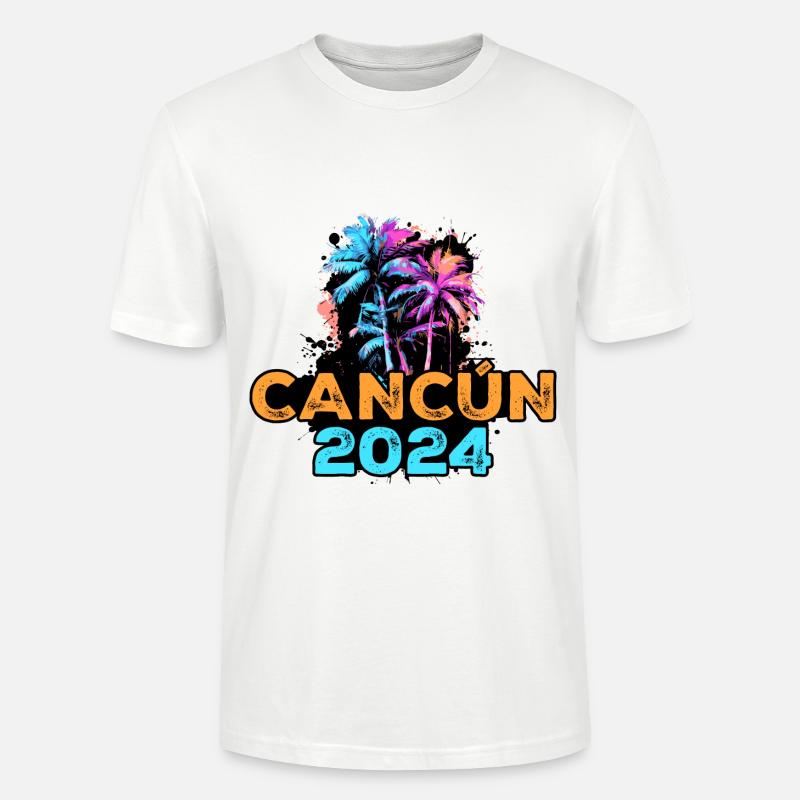 Cancun 2024 Reise - Stanley/Stella Unisex Bio-T-Shirt CRAFTER - Weiß