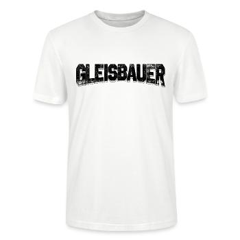 Gleisbauer - Stanley/Stella Unisex Bio-T-Shirt CRAFTER - Weiß - Vorne - Alina (178cm) & Michal (187cm)