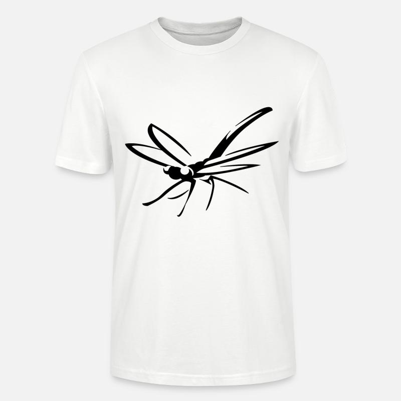 Libelle Libellen - Stanley/Stella Unisex Bio-T-Shirt CRAFTER - Weiß