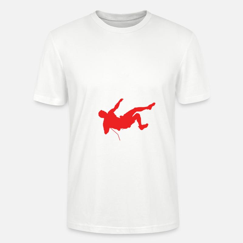 Klettern Bouldern - Stanley/Stella Unisex Bio-T-Shirt CRAFTER - Weiß