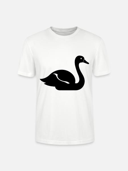 Cygne - T-shirt bio CRAFTER Stanley Stella Unisexe - blanc