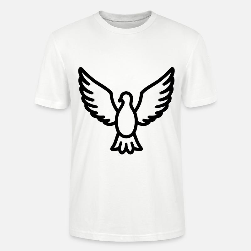 Taube - Stanley/Stella Unisex Bio-T-Shirt CRAFTER - Weiß