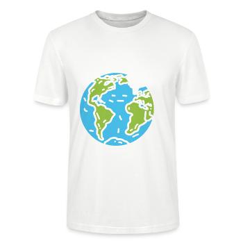 Voyage Humour vacances - T-shirt bio CRAFTER Stanley Stella Unisexe - blanc - Devant - Alina (178cm) & Michal (187cm)