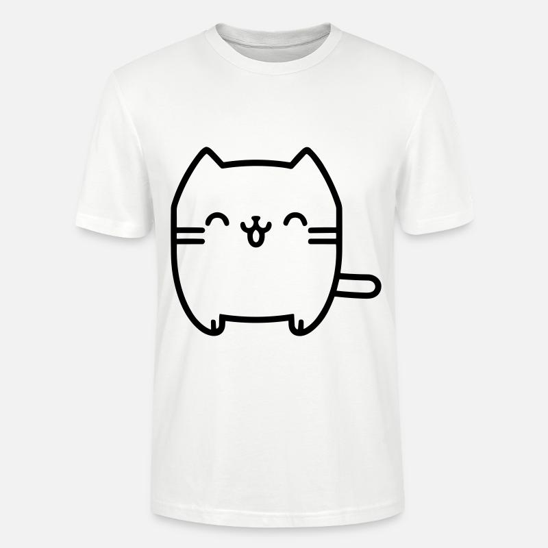 chat - T-shirt bio CRAFTER Stanley Stella Unisexe - blanc