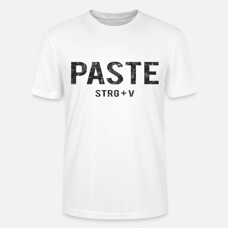 Paste STRG+V - Stanley/Stella Unisex Bio-T-Shirt CRAFTER - Weiß