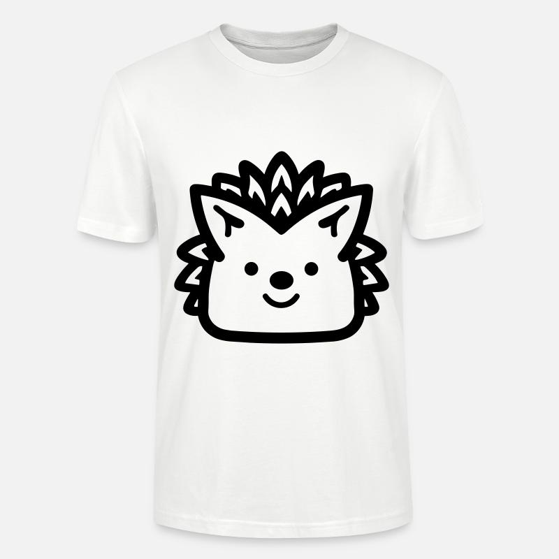 Igel - Stanley/Stella Unisex Bio-T-Shirt CRAFTER - Weiß