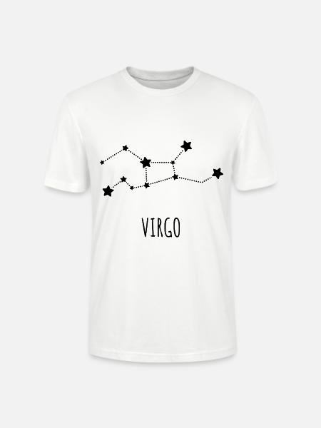Sternzeichen Jungfrau - Stanley/Stella Unisex Bio-T-Shirt CRAFTER - Weiß