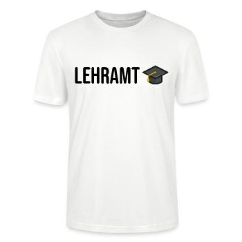 Lehramt Studium - Stanley/Stella Unisex Bio-T-Shirt CRAFTER - Weiß - Vorne - Alina (178cm) & Michal (187cm)