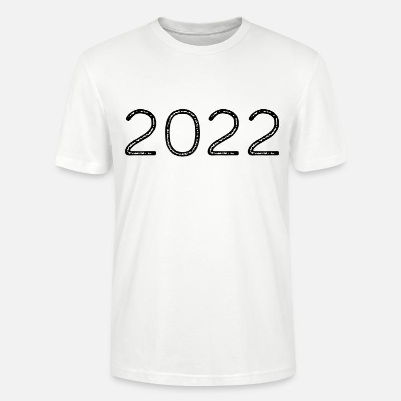 2022 - Année - Idée cadeau - T-shirt bio CRAFTER Stanley Stella Unisexe - blanc