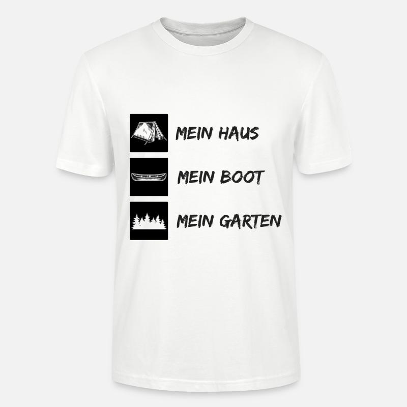 Camper Statement Spruch - Stanley/Stella Unisex Bio-T-Shirt CRAFTER - Weiß