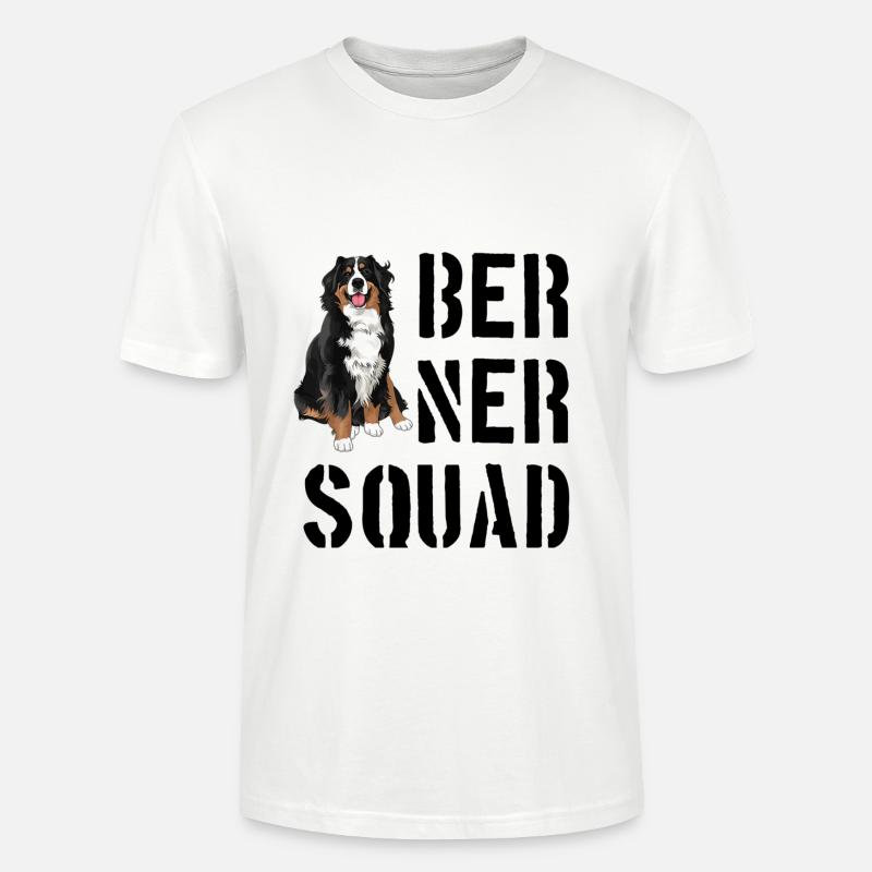 Bouvier bernois - T-shirt bio CRAFTER Stanley Stella Unisexe - blanc