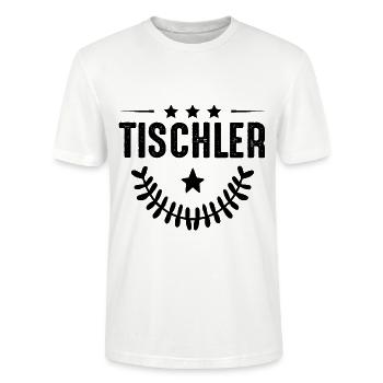 Carpentry profession - Stanley/Stella CRAFTER Unisex Organic T-Shirt - white - Front - Alina (178cm) & Michal (187cm)