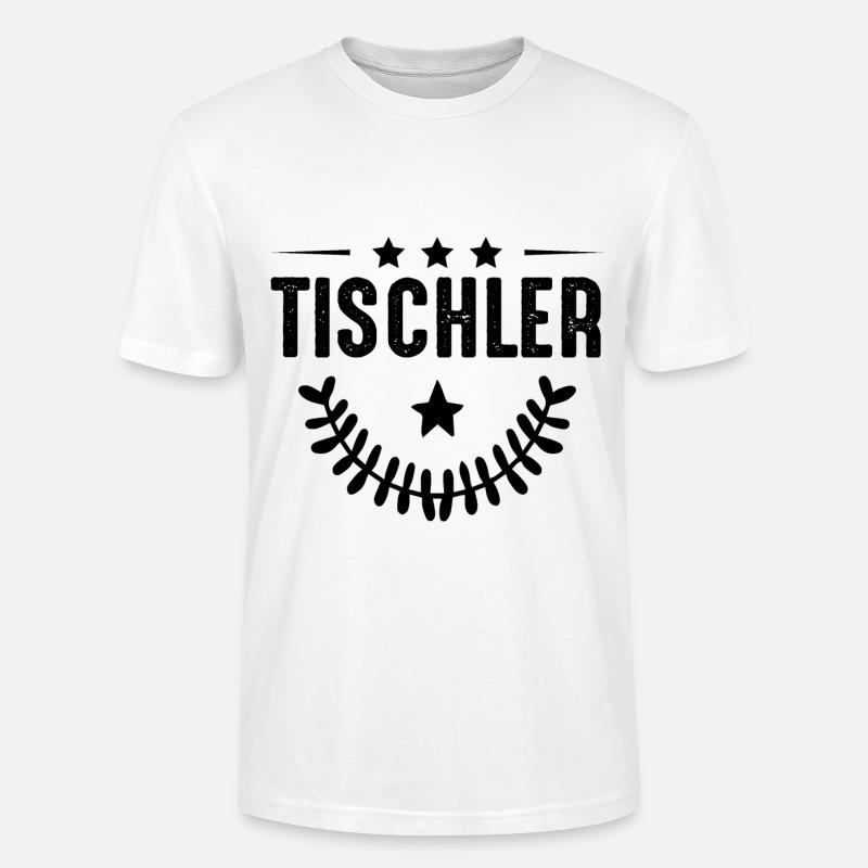 Tischler Beruf - Stanley/Stella Unisex Bio-T-Shirt CRAFTER - Weiß